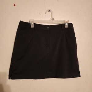 Slazenger Wicking Stretch Black Golf Skort Womens Size 10